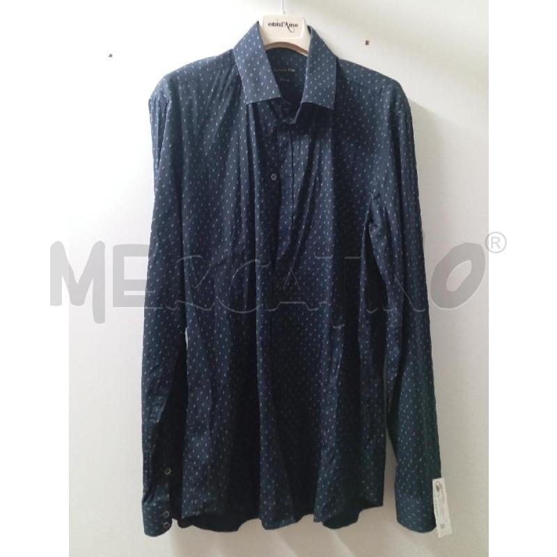 CAMICIA UOMO PATRIZZIA PEPE BLU  | Mercatino dell'Usato Montemurlo 1