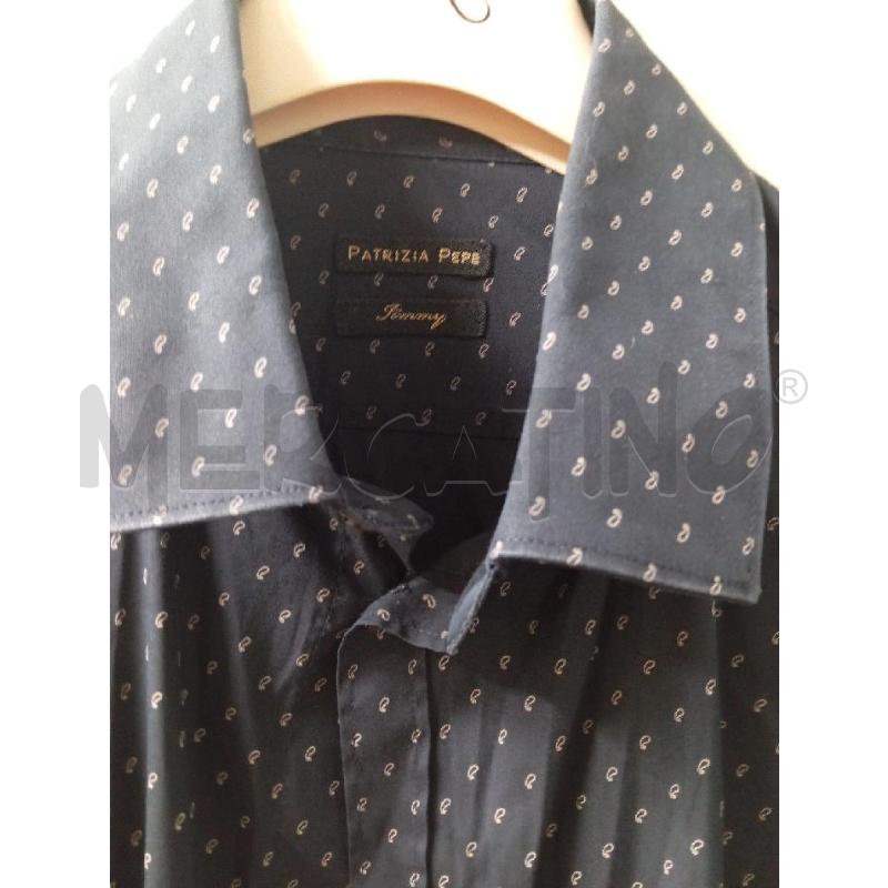 CAMICIA UOMO PATRIZZIA PEPE BLU  | Mercatino dell'Usato Montemurlo 2