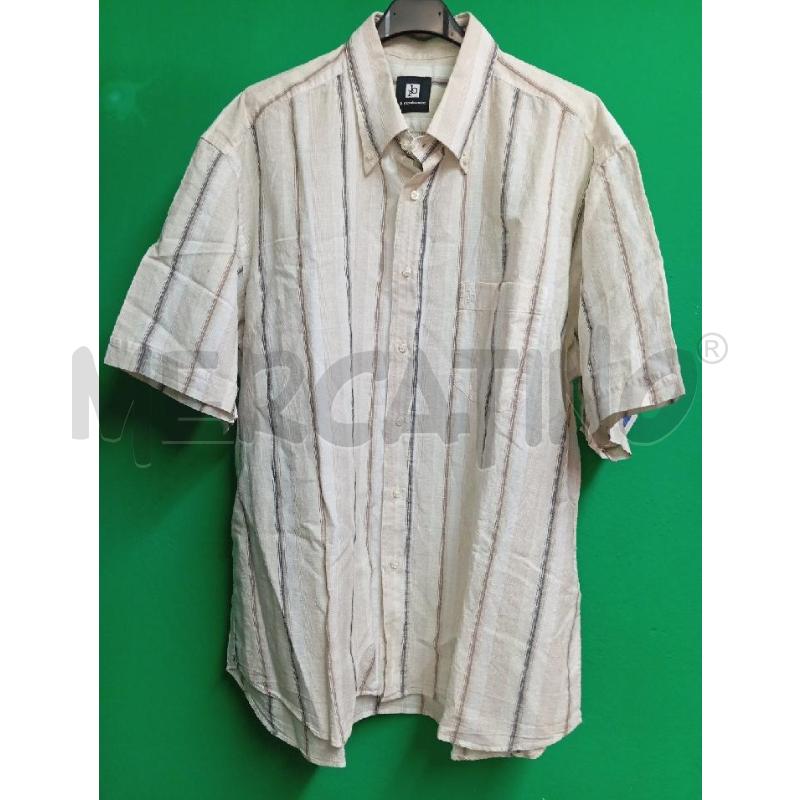 CAMICIA UOMO ROCCO BAROCCO BEIGE A RIGHINE | Mercatino dell'Usato Montemurlo 1