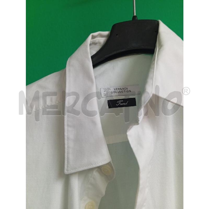 CAMICIA UOMO VERSACE COLLECTION BIANCO  | Mercatino dell'Usato Montemurlo 2
