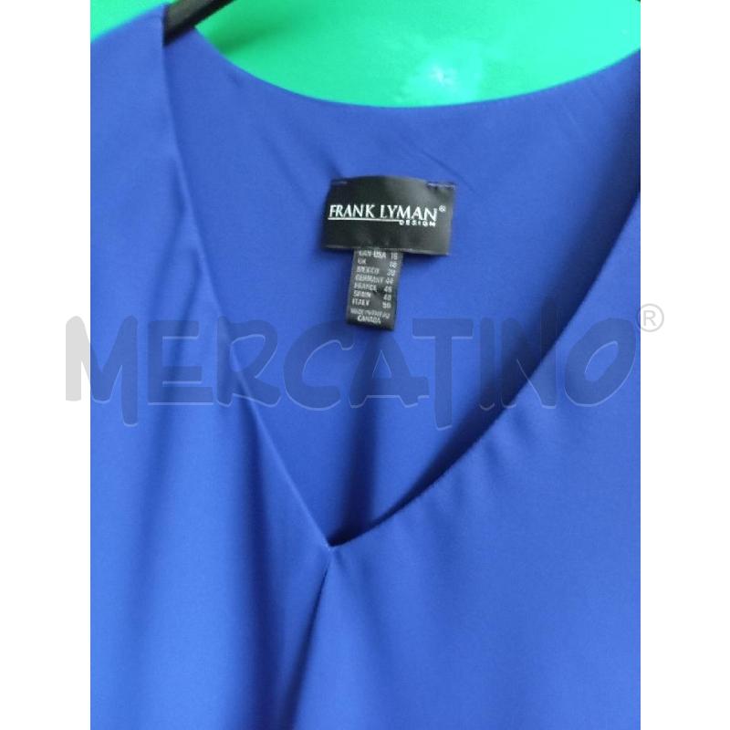 CANOTTA DONNA FRANK LYMAN BLU | Mercatino dell'Usato Montemurlo 2