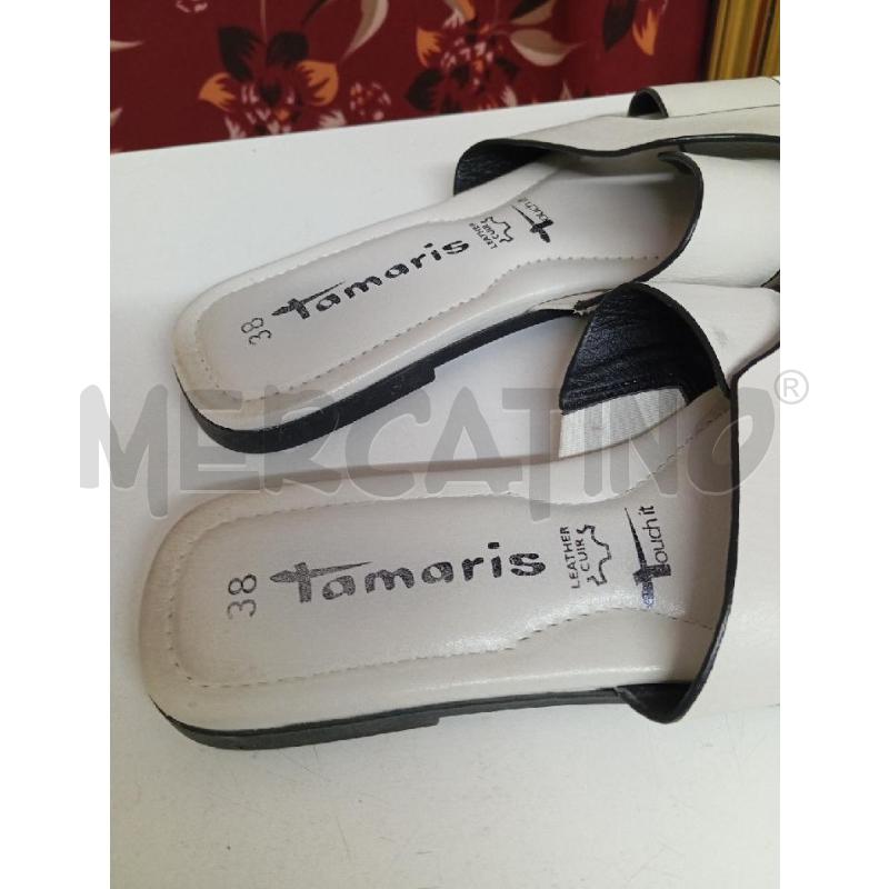 CIABATTE DONNA TAMARIS BIANCHE | Mercatino dell'Usato Montemurlo 2