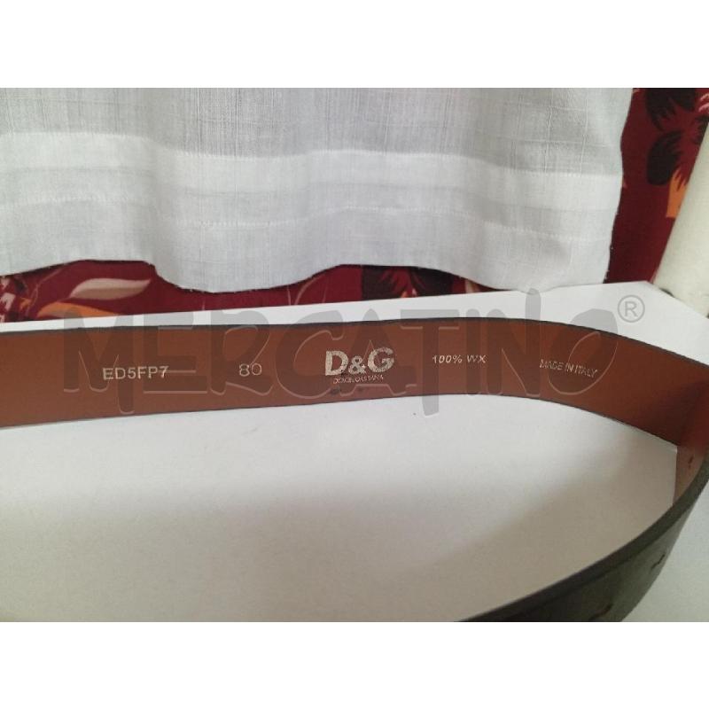 CINTURA DONNA DOLCE & GABBANA MARRONE | Mercatino dell'Usato Montemurlo 3