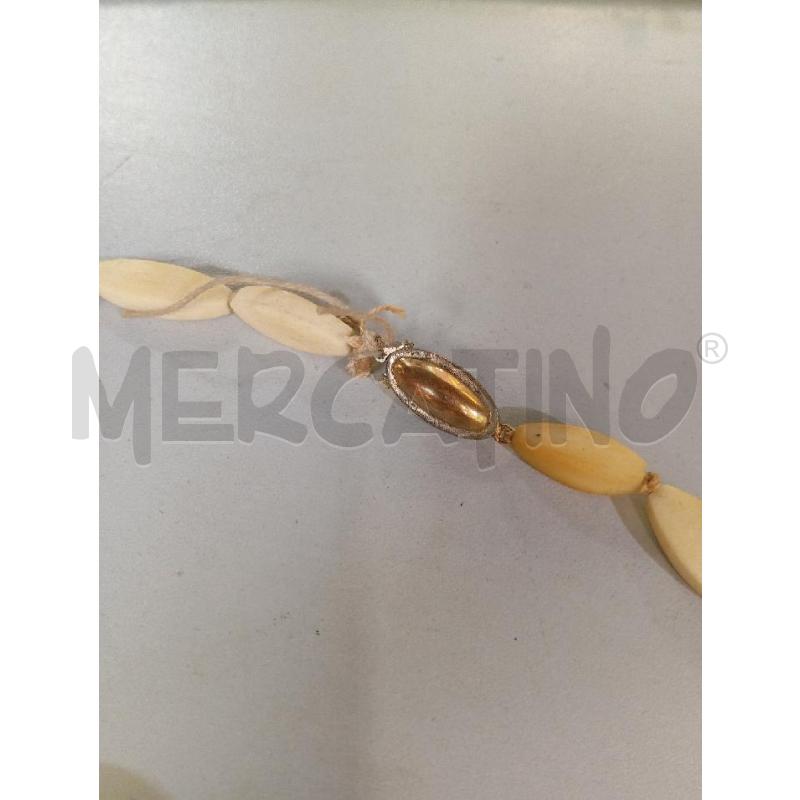 COLLANA BEIGE GANCIO ARG | Mercatino dell'Usato Montemurlo 2