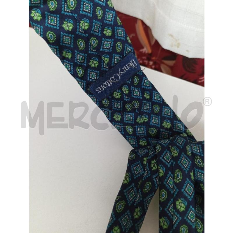 CRAVATTA HENRY COTTON'S BLU | Mercatino dell'Usato Montemurlo 2