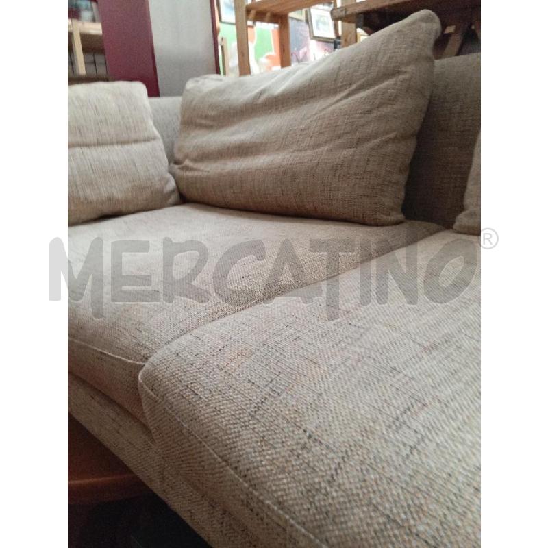DIVANO POLTRONE SOFRA BEIGE TESSUTO | Mercatino dell'Usato Montemurlo 3