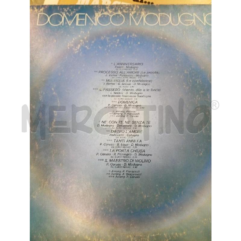DOMENICO MODUGNO – L'ANNIVERSARIO | Mercatino dell'Usato Montemurlo 2