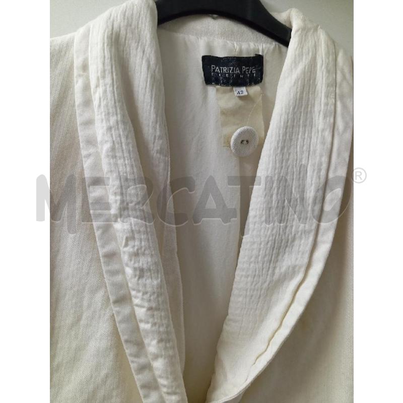 GIACCA DONNA PATRIZIA PEPE BIANCA | Mercatino dell'Usato Montemurlo 2