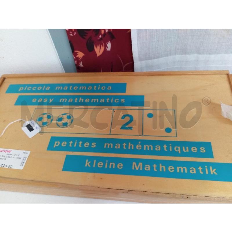 GIOCO PIACCOLA MATEMATICA ANNI 80 | Mercatino dell'Usato Montemurlo 1