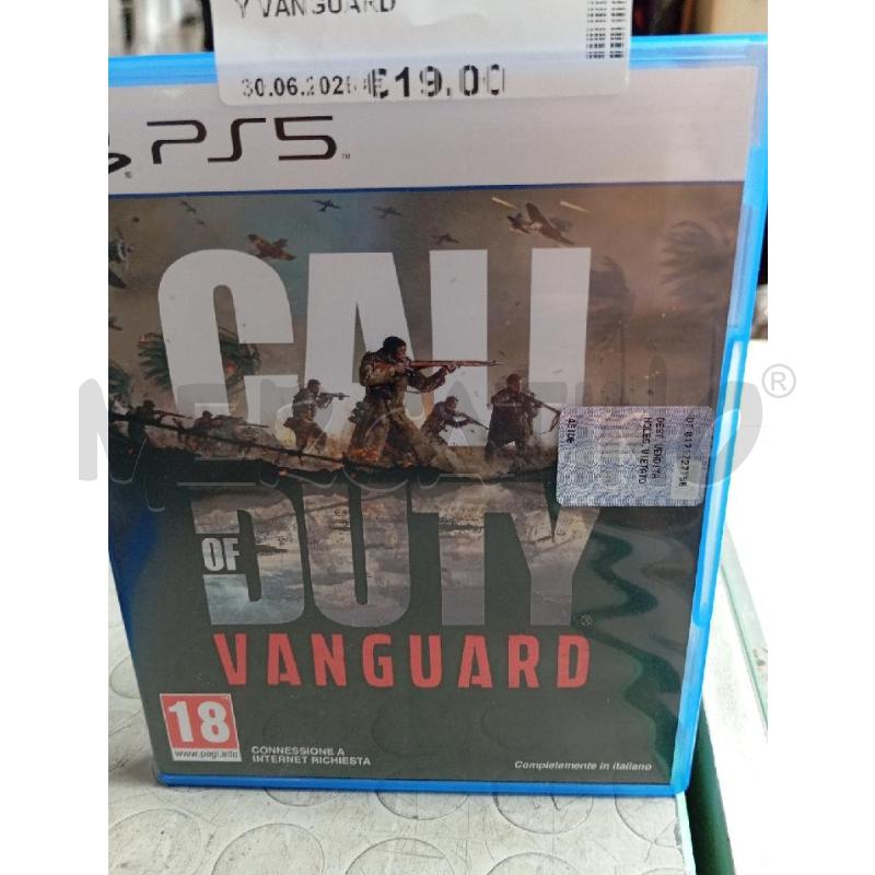 GIOCO PS5 CALL OF DUTY VANGUARD | Mercatino dell'Usato Montemurlo 1