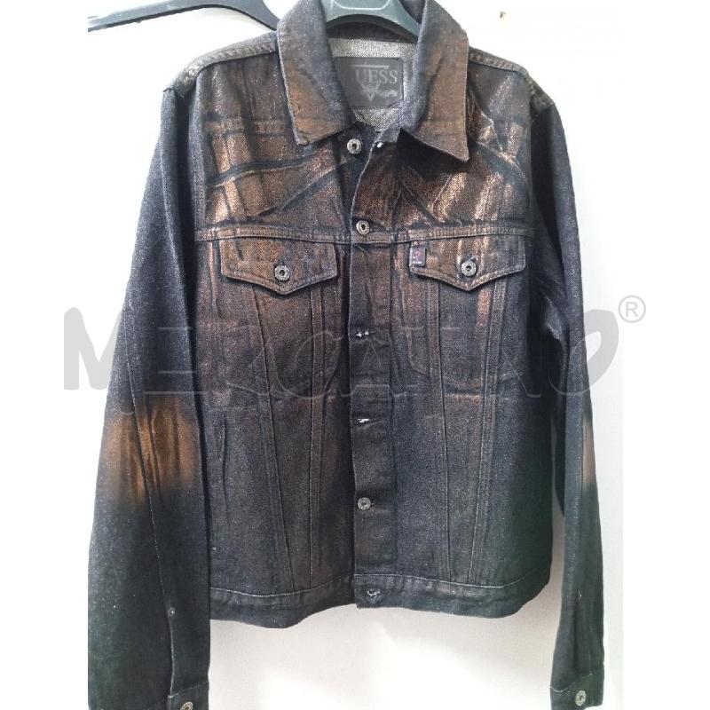 GIUBBINO UOMO GUESS MARRONE LUCIDO | Mercatino dell'Usato Montemurlo 1