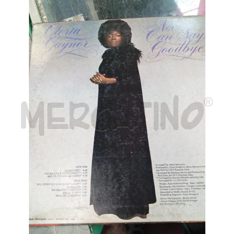 GLORIA GAYNOR NEVER CAN SAY GOODBYE | Mercatino dell'Usato Montemurlo 2