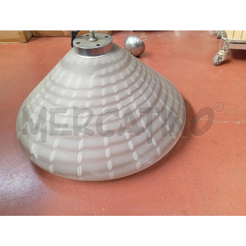 LAMPADARIO VETRO ANNI 70 | Mercatino dell'Usato Montemurlo 2