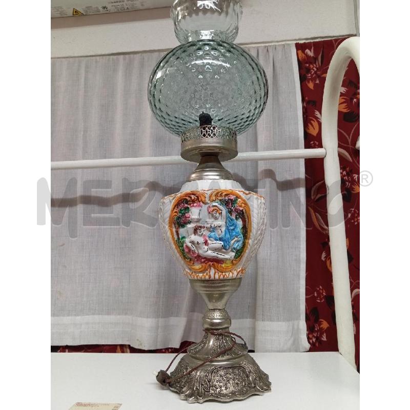 LAMPADA ANTICA STILE CAPODIMONTE | Mercatino dell'Usato Montemurlo 2