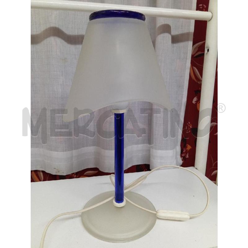 LAMPADA EFFETRE MURANO BLU E TRASPARENTE | Mercatino dell'Usato Montemurlo 1