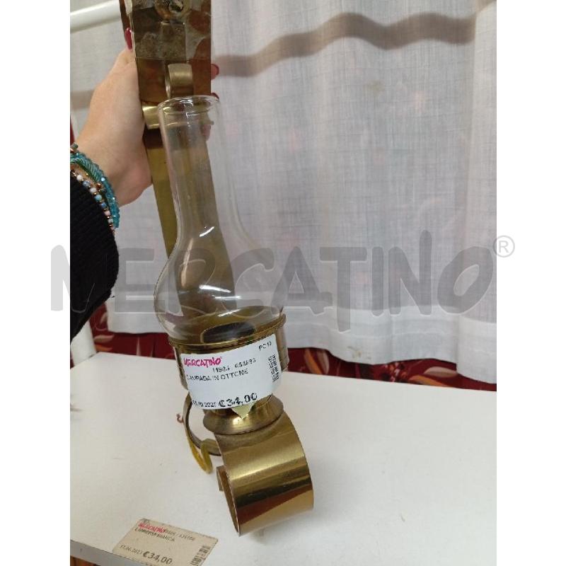 LAMPADA IN OTTONE | Mercatino dell'Usato Montemurlo 2