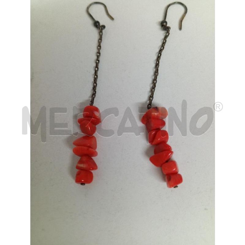 ORECCHINI CORALLO | Mercatino dell'Usato Montemurlo 2