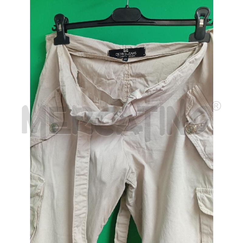 PANTALONE DONNA CELYN B ELISABETTA FRANCHI BEIGE | Mercatino dell'Usato Montemurlo 2