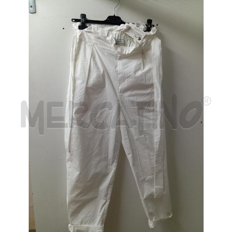 PANTALONE DONNA PATRIZIA PEPE BIANCO  | Mercatino dell'Usato Montemurlo 1
