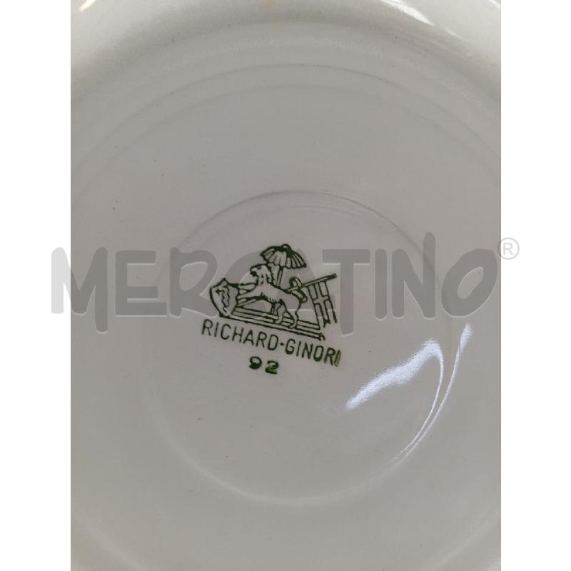 PIATTI FONDI RICHARD GINORI 92 BORDO VERDE PZ. 11 | Mercatino dell'Usato Montemurlo 3