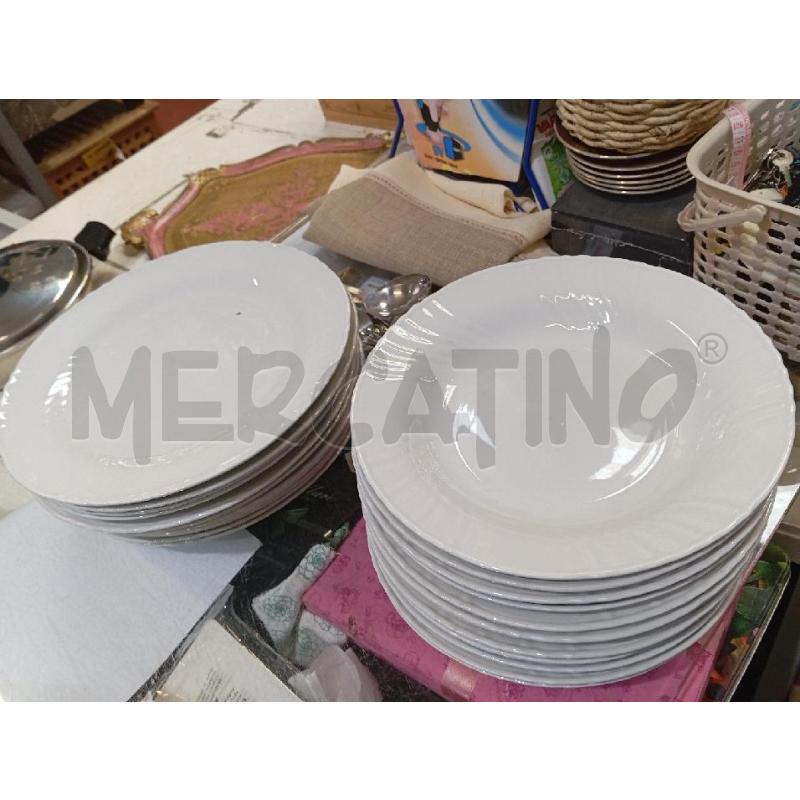 PIATTI PZ. 12+12 TOGNANA BIANCO | Mercatino dell'Usato Montemurlo 1