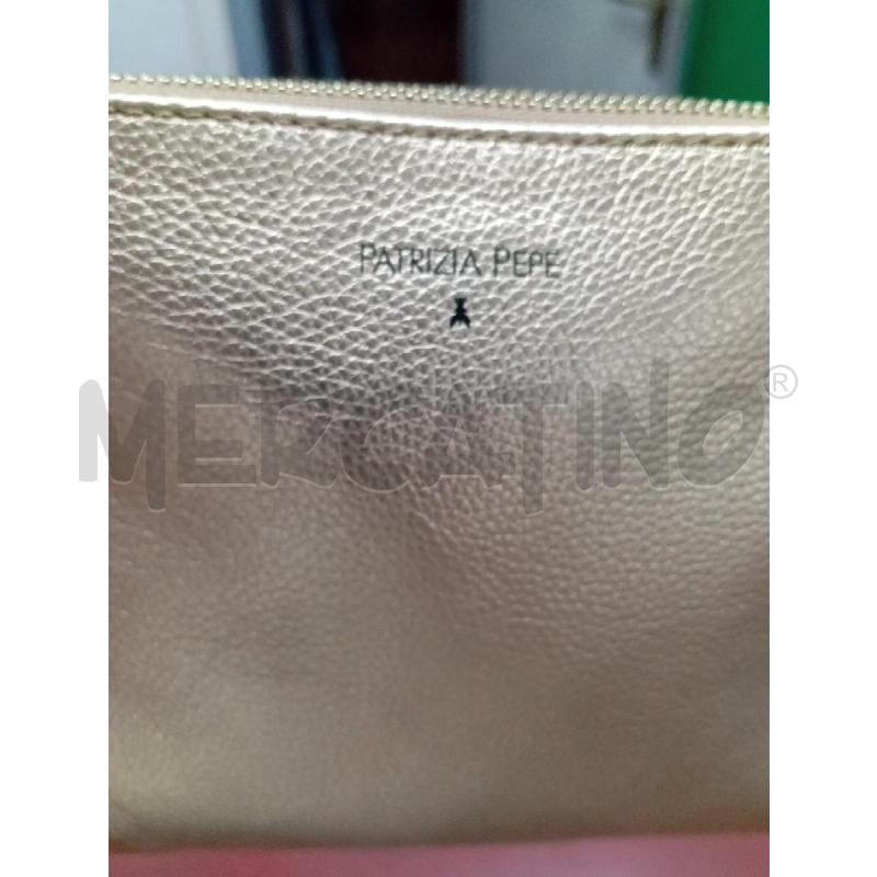 POCHETTE PATRIZIA PEPE DORATA | Mercatino dell'Usato Montemurlo 2