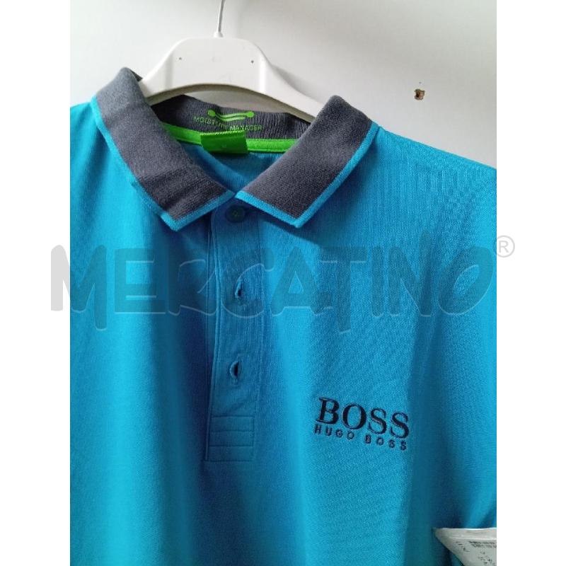 POLO UOMO HUGO BOSS CELESTE | Mercatino dell'Usato Montemurlo 2