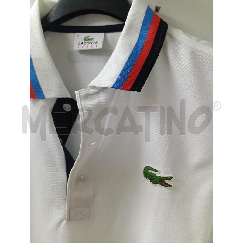 POLO UOMO LACOSTE SPORT BIANCA | Mercatino dell'Usato Montemurlo 2