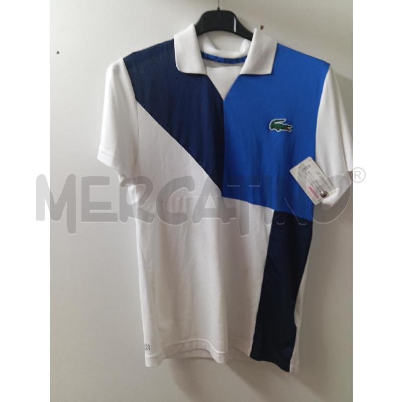 POLO UOMO LACOSTE SPORT BLU BIANCA  | Mercatino dell'Usato Montemurlo 1