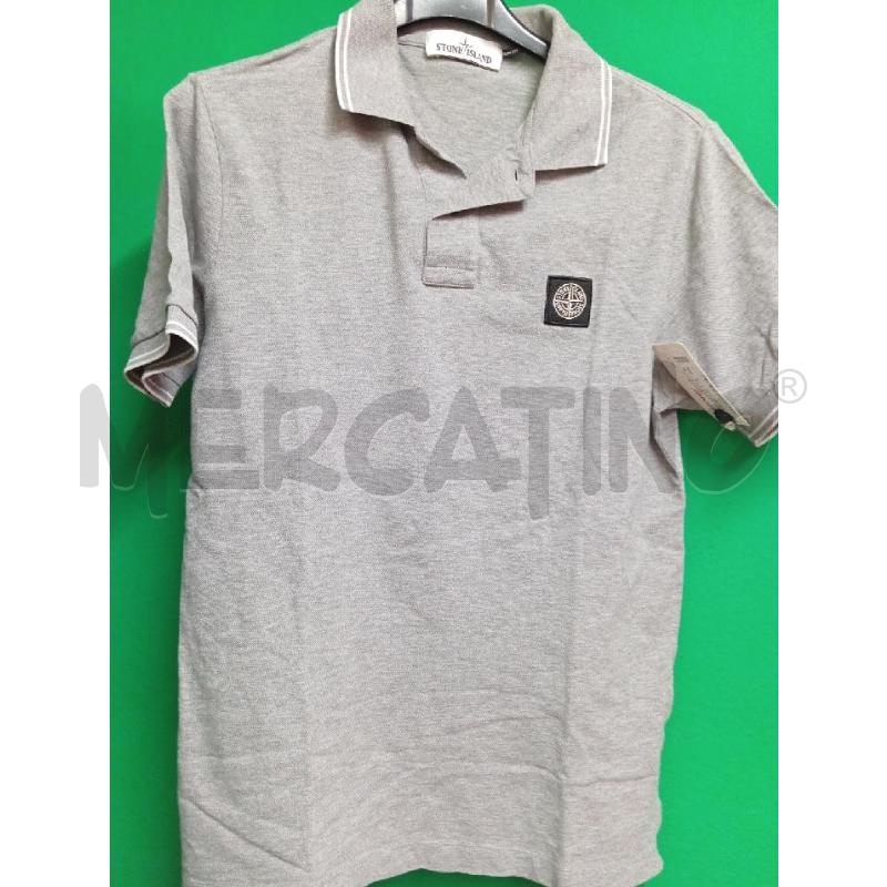 POLO UOMO STONE ISLAND GRIGIA SLIM FIT | Mercatino dell'Usato Montemurlo 1