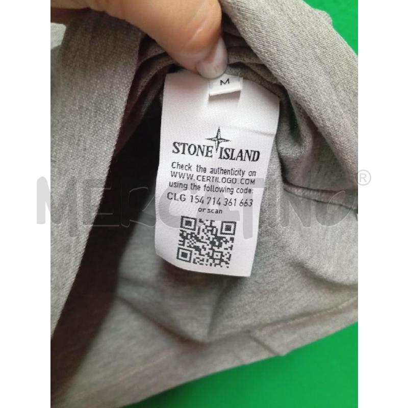 POLO UOMO STONE ISLAND GRIGIA SLIM FIT | Mercatino dell'Usato Montemurlo 5