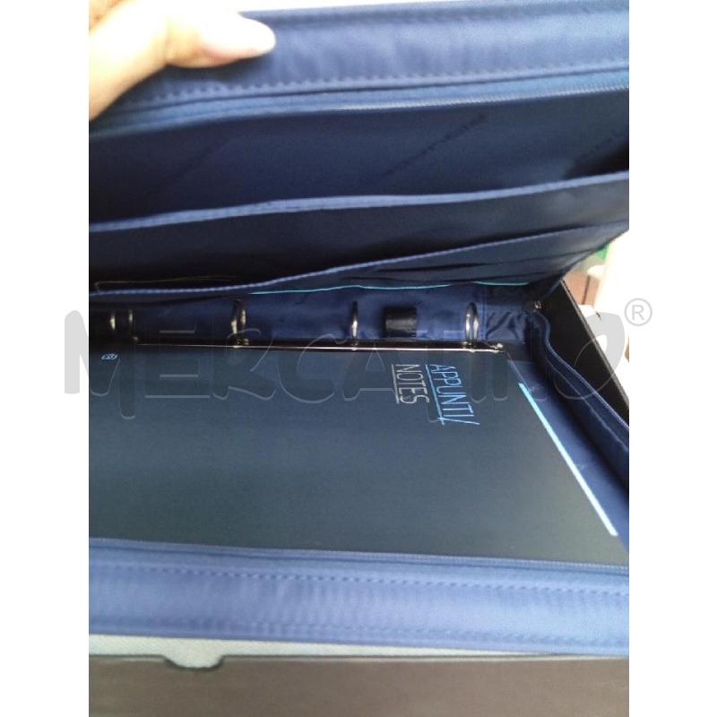 PORTA DOCUMENTI E AGENDA PIQUADRO BLU | Mercatino dell'Usato Montemurlo 2