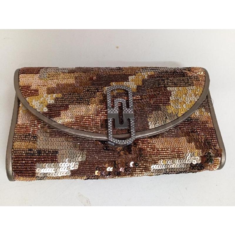 PORTA FOGLIO BULGARI MARRONE PAILLETTES | Mercatino dell'Usato Montemurlo 1