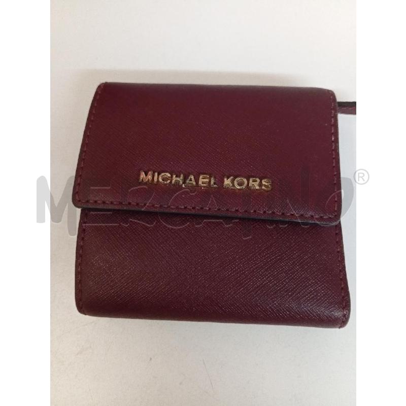 PORTA FOGLIO MICHAEL KORS BORDEAUX  | Mercatino dell'Usato Montemurlo 1