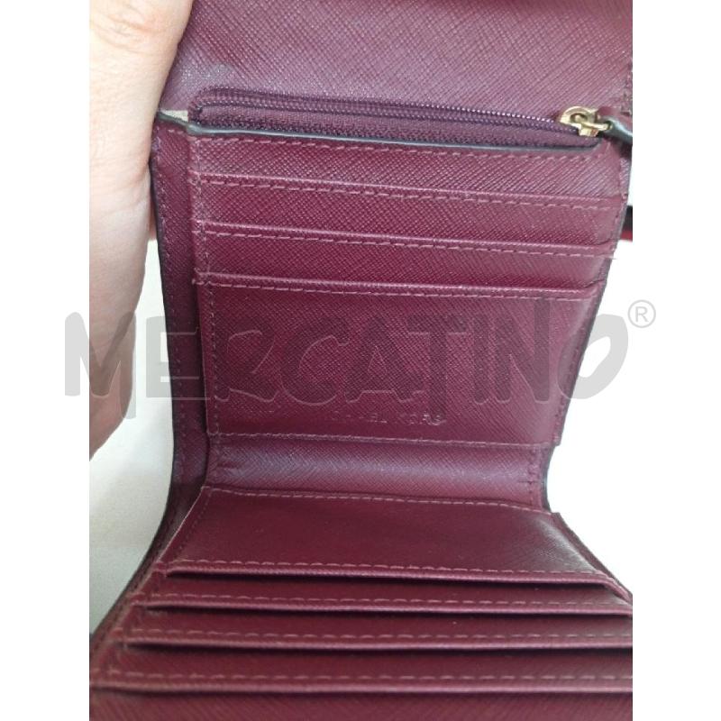 PORTA FOGLIO MICHAEL KORS BORDEAUX  | Mercatino dell'Usato Montemurlo 2