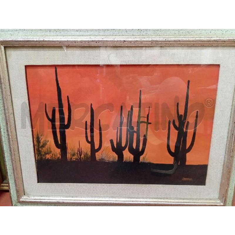 QUADRO LUCIANO CAPECCHI CACTUS | Mercatino dell'Usato Montemurlo 1