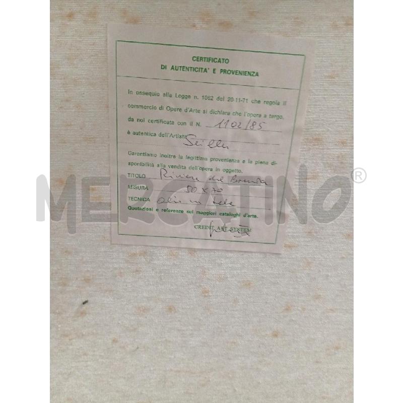 QUADRO SCHILLER OLIO SU TELA  84X65 | Mercatino dell'Usato Montemurlo 3
