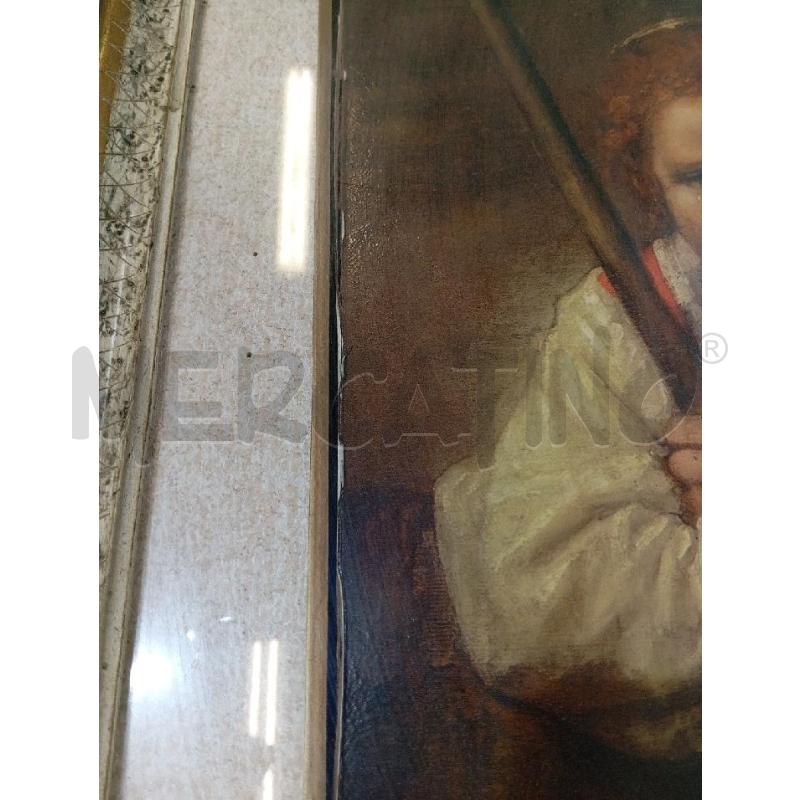 QUADRO STAMPA RAGAZZA CON SCOPA | Mercatino dell'Usato Montemurlo 3