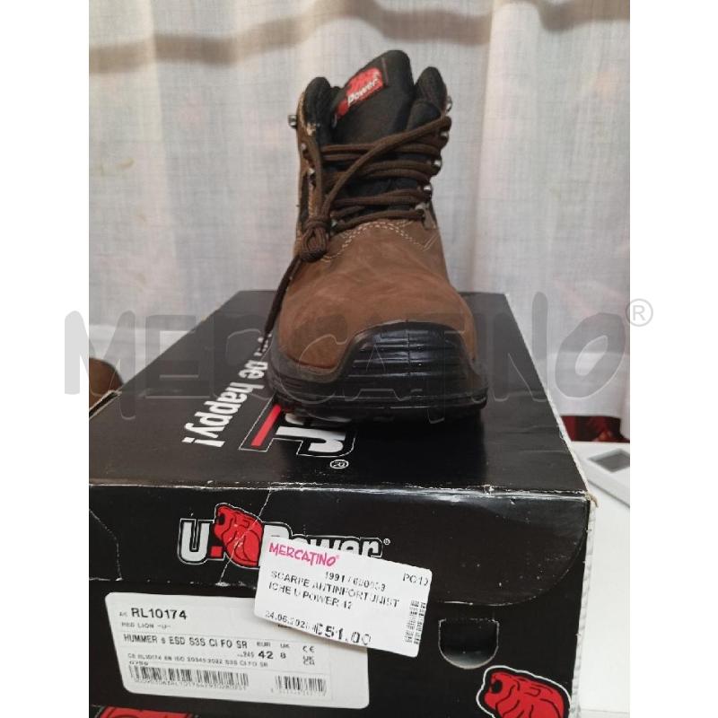 SCARPE ANTINFORTUNISTICHE U POWER 42 | Mercatino dell'Usato Montemurlo 1