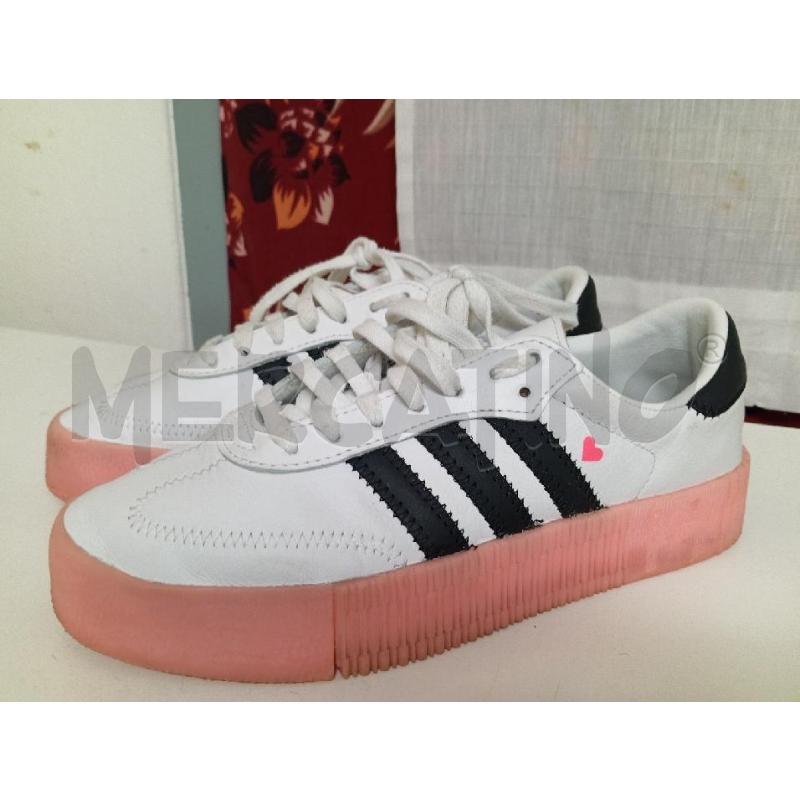 SCARPE DONNA ADIDAS BIANCHE ROSA | Mercatino dell'Usato Montemurlo 1