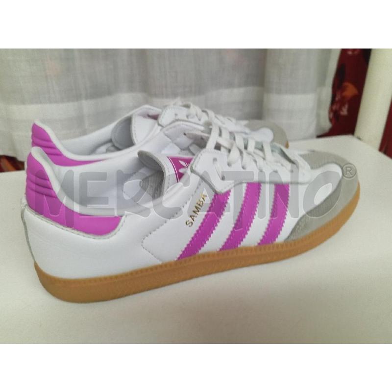 SCARPE DONNA ADIDAS SAMBA BIANCO FUXIA | Mercatino dell'Usato Montemurlo 3