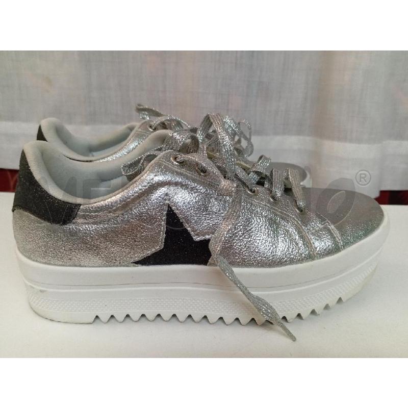 SCARPE DONNA ALCOTT ARGENTATE | Mercatino dell'Usato Montemurlo 2
