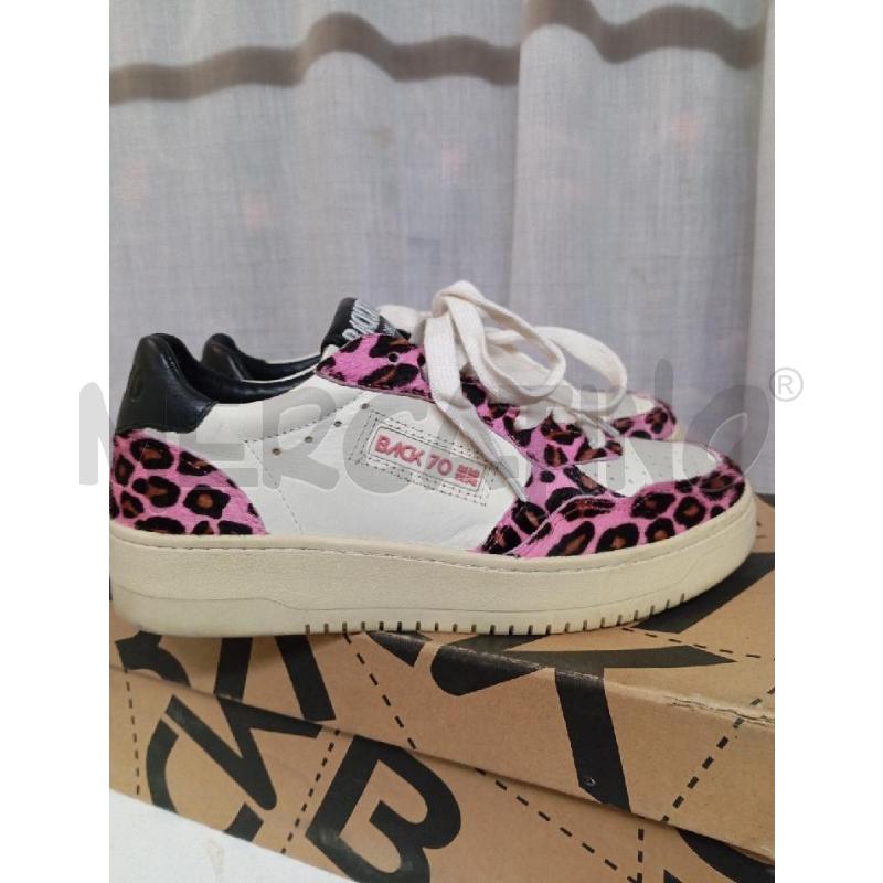 SCARPE DONNA BACK 70 BIANCA E FUXIA MACULATE | Mercatino dell'Usato Montemurlo 2