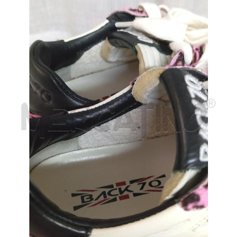 SCARPE DONNA BACK 70 BIANCA E FUXIA MACULATE | Mercatino dell'Usato Montemurlo 3