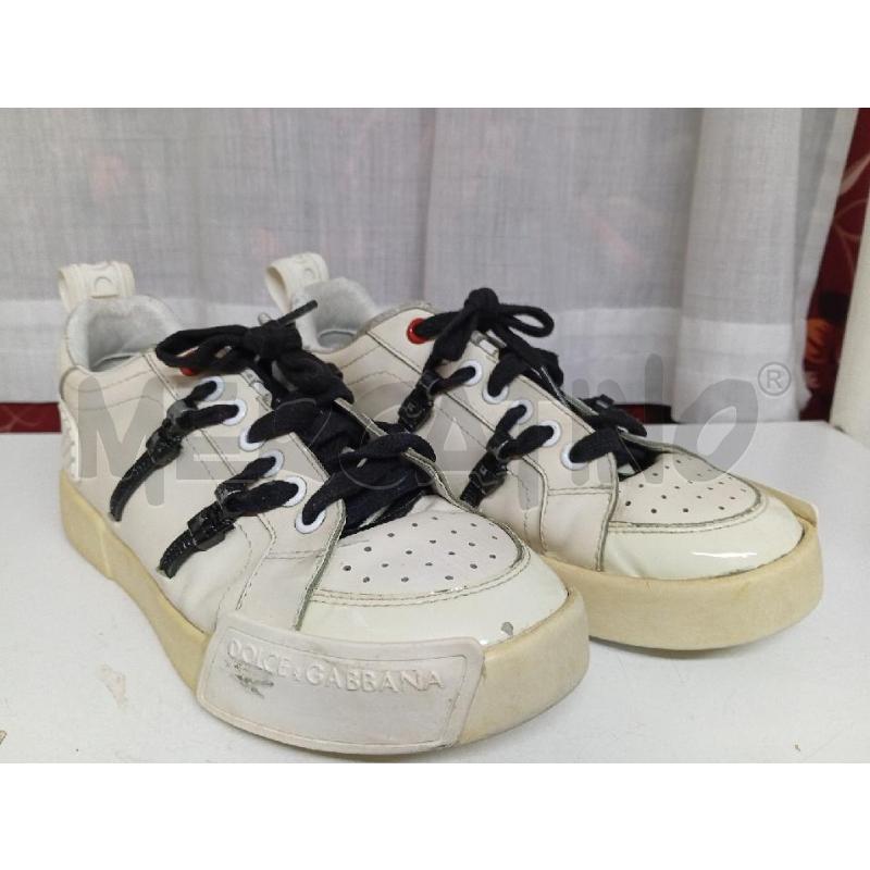 SCARPE DONNA DOLCE & GABBANA BEIGE SCRITTE NERE | Mercatino dell'Usato Montemurlo 1