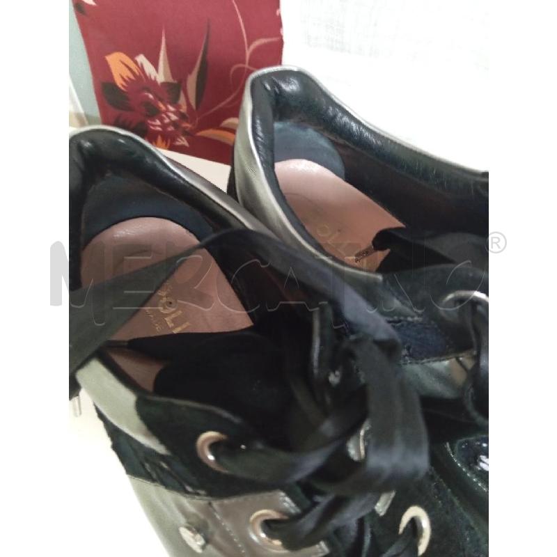 SCARPE DONNA POLLINI NERE PIZZO  | Mercatino dell'Usato Montemurlo 2