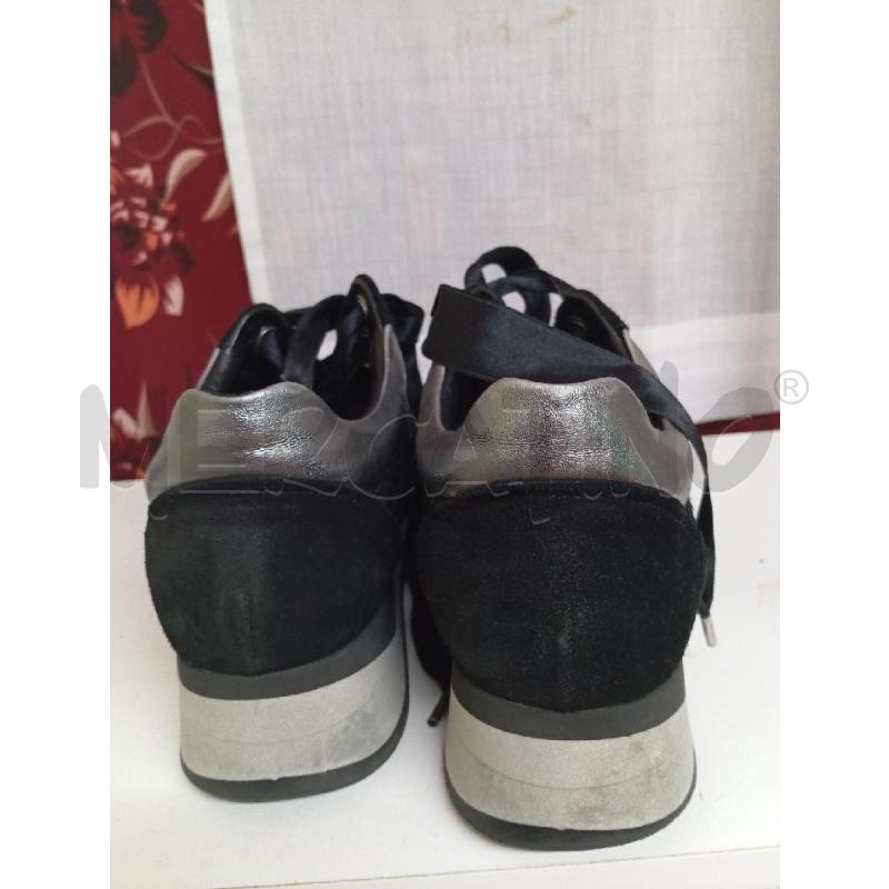 SCARPE DONNA POLLINI NERE PIZZO  | Mercatino dell'Usato Montemurlo 3