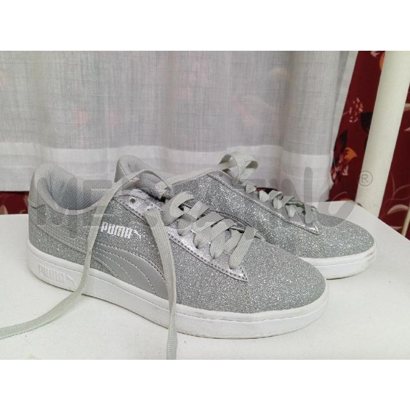 SCARPE DONNA PUMA ARGENTATE  | Mercatino dell'Usato Montemurlo 1