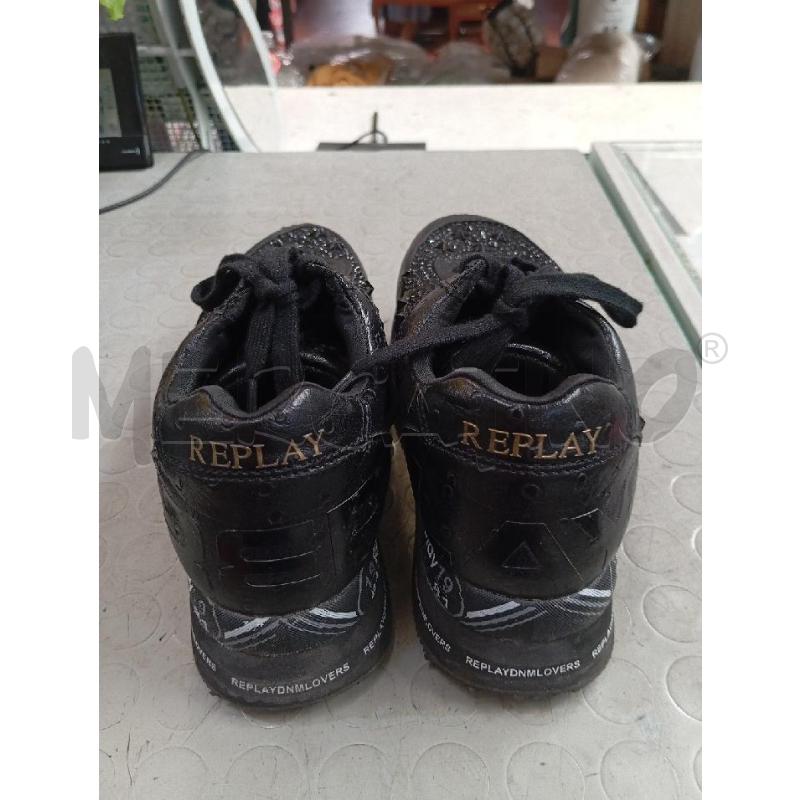 SCARPE DONNA REPLAY NERE STRASS E STELLINE | Mercatino dell'Usato Montemurlo 3