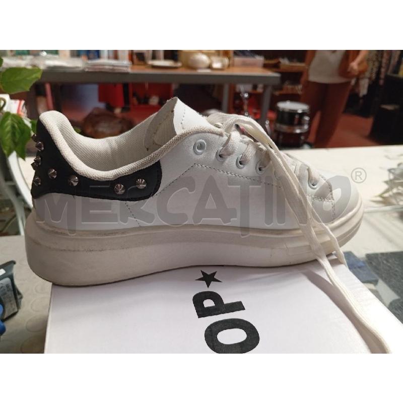 SCARPE DONNA SHOP ART BIANCHE BORCHIE  | Mercatino dell'Usato Montemurlo 3